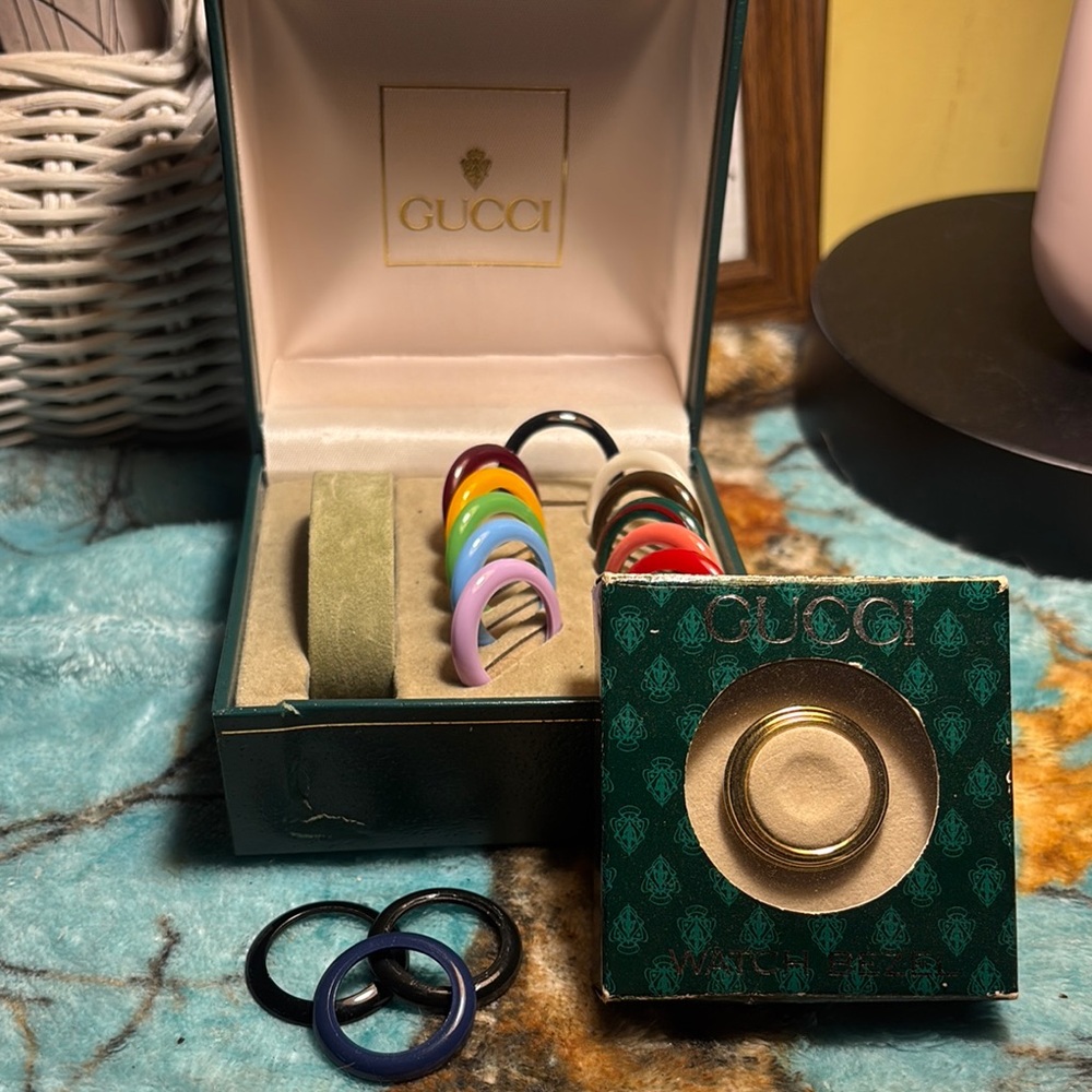 Gucci Multi-Color Ring Set